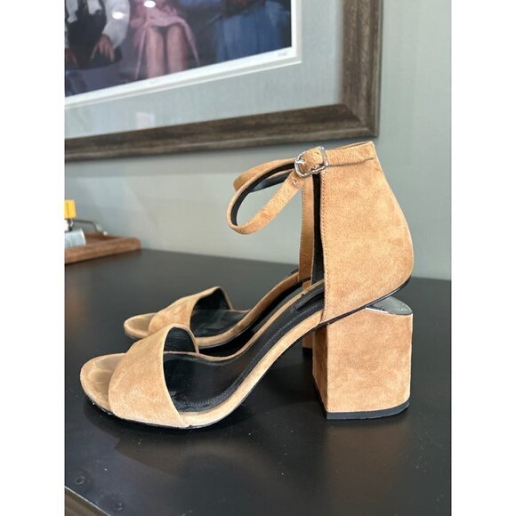 Alexander Wang Abby Suede Heels Clay Womens US 8 - Picture 7 of 15